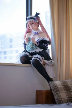 [网红COSER写真] 动漫博主G44不会受伤 - lade女仆(27P)