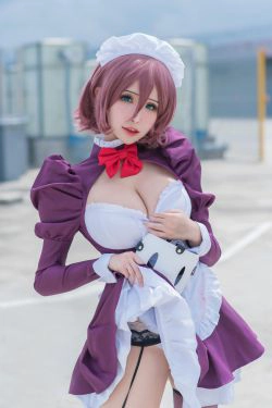 [网红COSER写真] 花リリ(Plant Lily) - Maid Mask(12P)