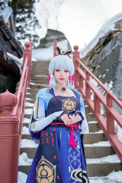 [福利COS] Peach milky - Ayaka genshin impact(47P)