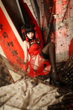 [福利COS] 一米八的大梨子 - 时崎狂三新春旗袍(12P)