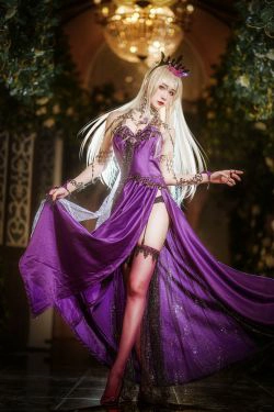 [福利COS] 动漫博主阮邑_Fairy - 黑枪呆礼服(20P)