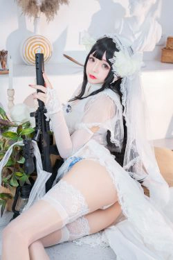 [福利COS] Cosplay日奈娇 - 95式婚纱(50P)