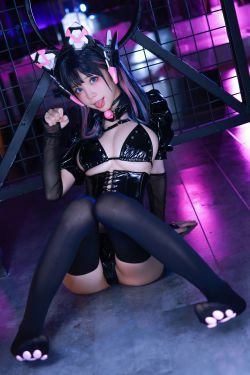 [福利COS] 动漫博主水淼aqua - 猫咪女郎-粉红猫猫(65P)