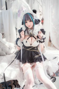 [网红COS] COS妹子仙九Airi - 柴郡女仆(19P)