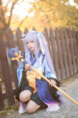 [网红COS] 花柒Hana - 镜华小仓唯(18P)