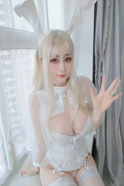 [福利COS] Coser小姐姐白银 - 白丝兔女郎(168P)