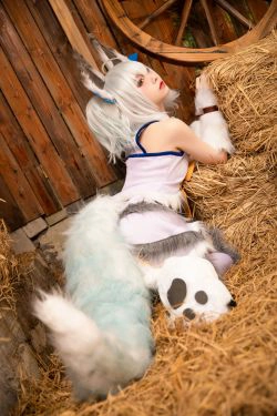 [福利COS] 动漫博主G44不会受伤 - 地牢刹那常服(42P)