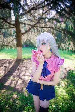 [福利COS] 动漫博主浅野菌子 - 七原罪 伊丽莎白・里昂妮丝(17P)