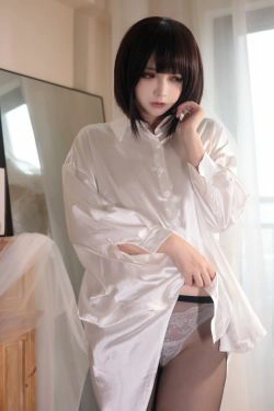 [福利COS] 疯猫ss - 白衬衫少女(80P)
