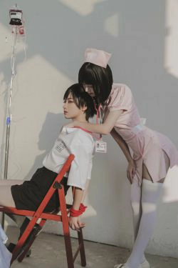 [福利COS] 可爱妹子Fushii_海堂 - 护士(40P)