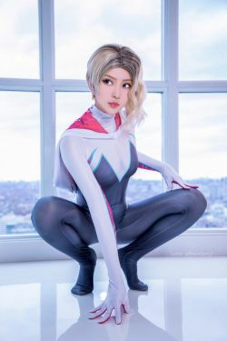 [福利COS] MisswarmJ - Spider Gwen(43P)
