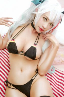 [福利COS] PingPing - 欧根泳装(23P)