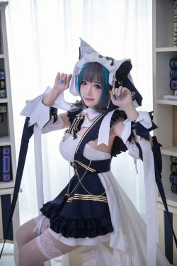 [福利COS] 动漫博主雪晴Astra - 柴郡(18P)