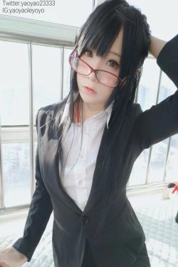 [福利COS] 萌妹子Coser摇摇乐yoyo - 补习老师(104P)
