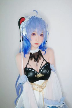 [福利COS] Yuki亭 - 甘雨メイド(34P)