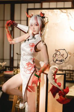 [福利COS] 卜呦Mikon - 年旗袍 乐逍遥(15P)
