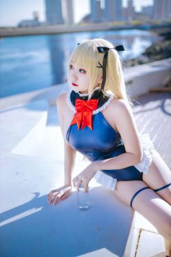 [福利COS] 动漫博主恩田直幸 - 玛丽萝丝泳衣(11P)