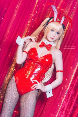 [福利COS] 微博妹纸霜月shimo - 英梨梨 兔女郎(12P)