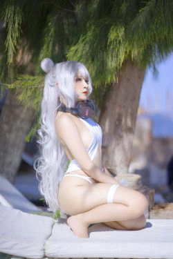 [网红COSER] Sayo Momo - Azur Lane Le Malin bikini(22P)