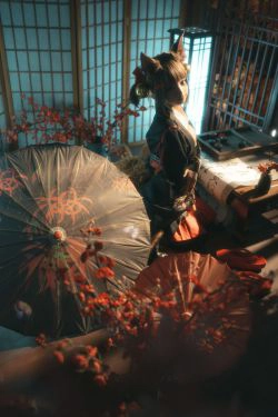 [网红COSER] 动漫博主蠢沫沫 - 小赤城(52P)
