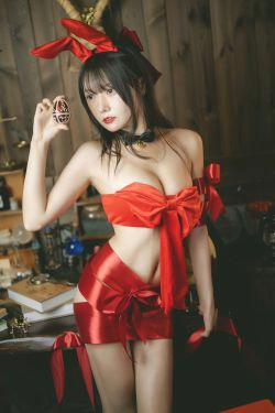 [网红COSER] 香草喵露露写真 - 杨枝甘露 红色丝带礼物(54P)