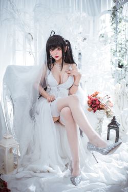 [福利COS] 仙女月 - 大凤纯白婚纱(30P)
