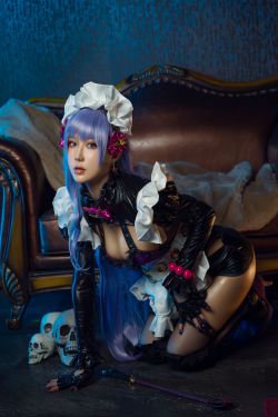 [福利COS] 动漫博主阿包也是兔娘 - 女仆 BB酱(19P)