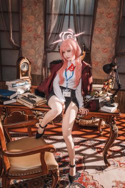 [福利COS] 是一只熊仔吗 - 碧蓝档案 陸八魔爱瑠(20P)