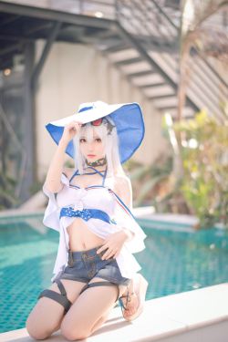 [福利COS] 花柒Hana - 斯卡蒂泳装(17P)