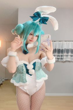 [福利COS] 千阳(ちよ) - 初音兔女郎(27P)