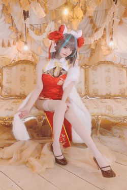 [福利COS] 千阳(ちよ) - 柴郡旗袍cos(9P)