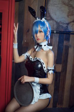 [福利COS] 次元少女念雪ww - 蕾姆兔女郎(38P)