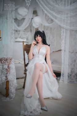 [福利COS] 萌妹子Nyako喵子 - 大凤纯白婚纱(65P)