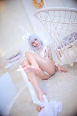 [福利COS] 咬一口兔娘 - 恶毒兔女郎(19P)-COS,白丝